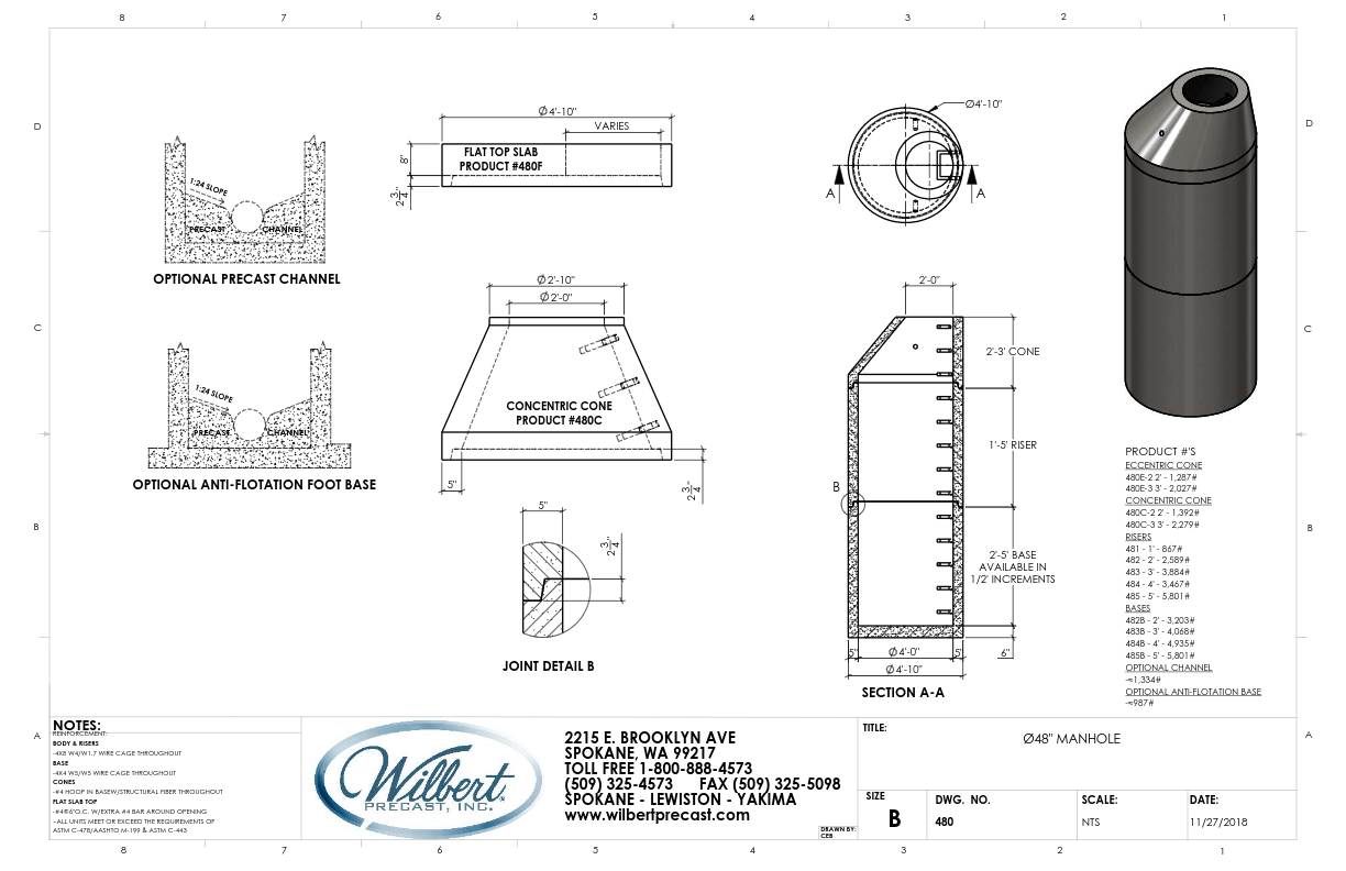 Manholes - Wilbert Precast Inc.